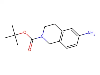 6-Amino-2-N-Boc-1,2,3,4-tetrahydro-isoquinoline structure