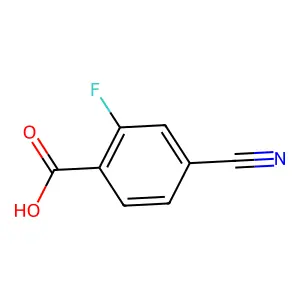 4-Cyano-2-fluorobenzoic acid structure