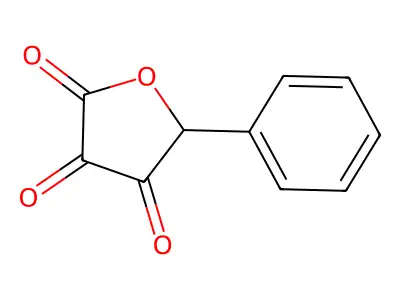 4-Phenyl-2,3-dioxo-2-buten-4-olide structure