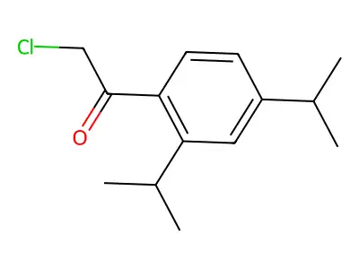 2-Chloro-1-(2,4-diisopropylphenyl)ethanone structure