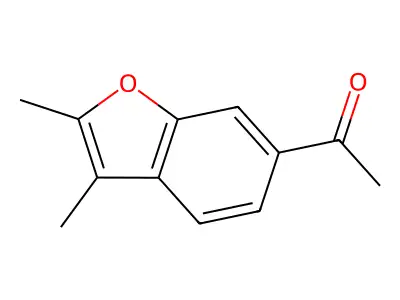 Ethanone, 1-(2,3-dimethyl-6-benzofuranyl)- structure