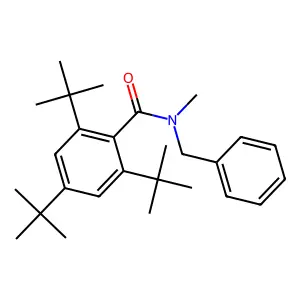 N-Benzyl-2,4,6-tritert-butyl-N-methylbenzamide structure