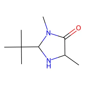 Imidazolidin-4-one, 2-t-butyl-3,5-dimethyl- structure