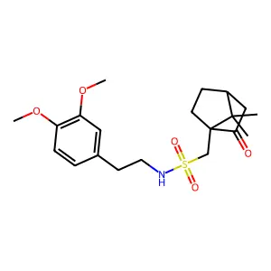 C20H29NO5S structure