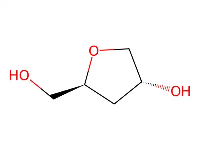 5-(Hydroxymethyl)tetrahydrofuran-3-ol structure