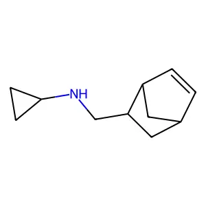 5-Norbornene-2-methylamine, N-cyclopropyl- structure