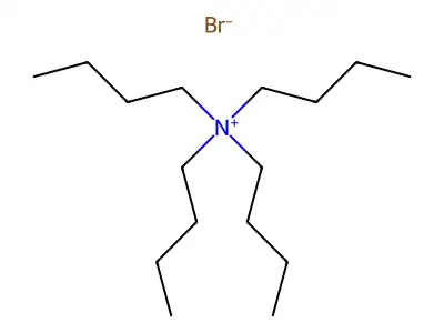 四丁基溴化铵 structure