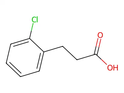 3-(2-氯苯基)丙酸 structure