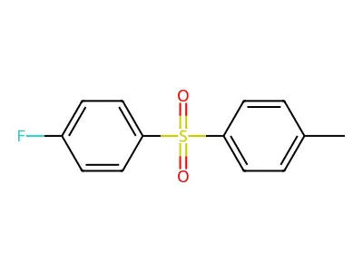 1-Fluoro-4-((4-methylphenyl)sulphonyl)benzene structure