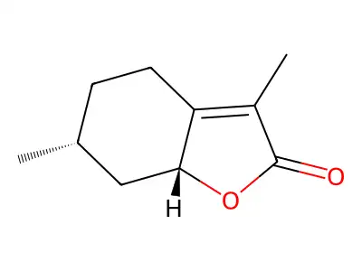 (-)-Mintlactone structure