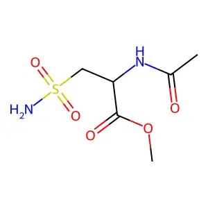 N-Acetyl-3-sulfonamoyl-L-alanine methyl ester structure