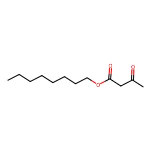 乙酰乙酸辛酯 structure