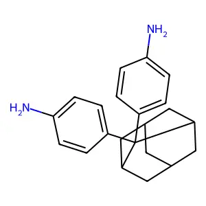 2,2-Bis(4-aminophenyl)adamantane structure