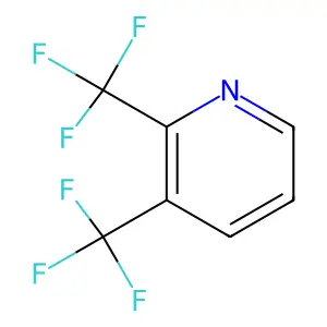 2,3-Bis(trifluoromethyl)pyridine structure