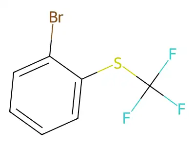 1-Bromo-2-((trifluoromethyl)thio)benzene structure