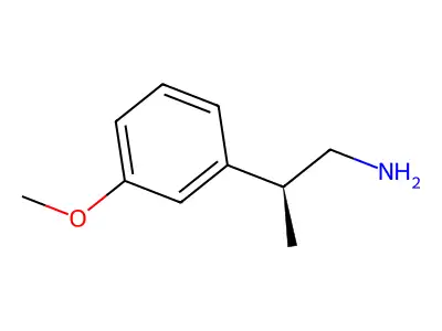 2-(3-甲氧基苯基)丙-1-胺 structure