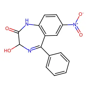 Nitroxazepam structure