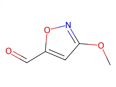 3-Methoxyisoxazole-5-carbaldehyde structure