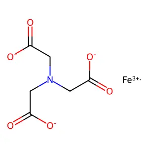 Ferric nitrilotriacetate structure