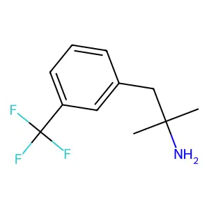 Phenethylamine, alpha,alpha-dimethyl-m-trifluoromethyl- structure
