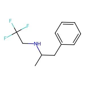 1-phenyl-N-(2,2,2-trifluoroethyl)propan-2-amine structure