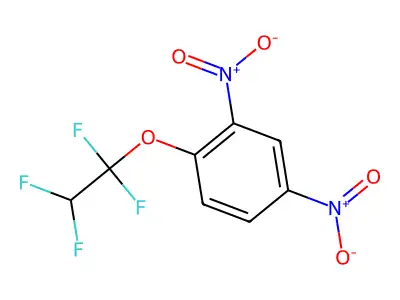 2,4-Dinitro-1-(1,1,2,2-tetrafluoroethoxy)benzene structure