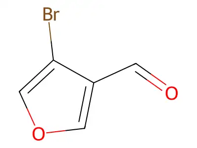 4-Bromofuran-3-carbaldehyde structure