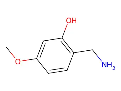 2-(Aminomethyl)-5-methoxyphenol structure
