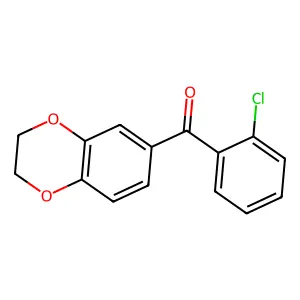 2-Chloro-3',4'-(ethylenedioxy)benzophenone structure