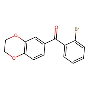 2-Bromo-3',4'-(ethylenedioxy)benzophenone structure