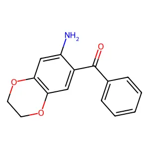 (7-Amino-2,3-dihydro-benzo[1,4]dioxin-6-yl)-phenyl-methanone structure