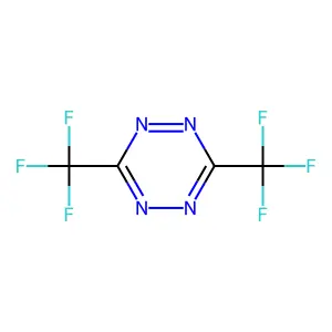 3,6-Bis(trifluoromethyl)-1,2,4,5-tetrazine structure