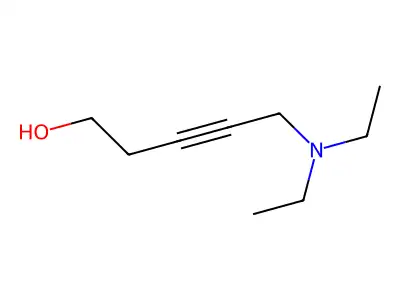 5-(Diethylamino)pent-3-yn-1-ol structure
