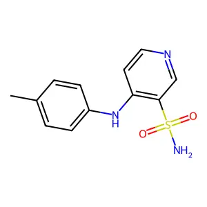 4-(4-Methylanilino)pyridine-3-sulfonamide structure