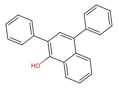 2,4-Diphenyl-1-naphthol structure