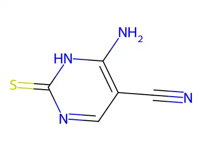 4-Amino-2-mercaptopyrimidine-5-carbonitrile structure