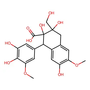 Plicatic acid structure