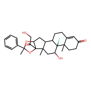 C31H37FO7 structure