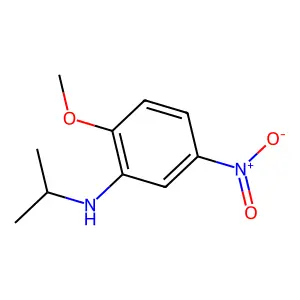 2-methoxy-5-nitro-N-(propan-2-yl)aniline structure