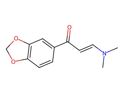 1-(1,3-Benzodioxol-5-yl)-3-(dimethylamino)-2-propen-1-one structure