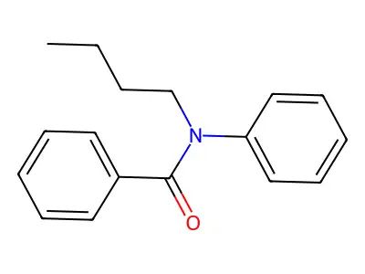 N-butyl-N-phenylbenzamide structure