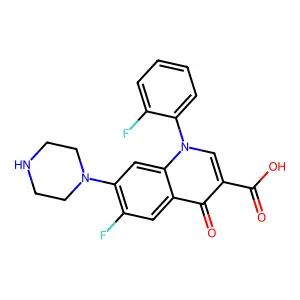 Quinolone der. structure