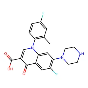 Quinolone der. structure
