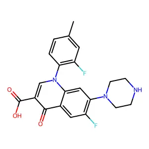 Quinolone der. structure