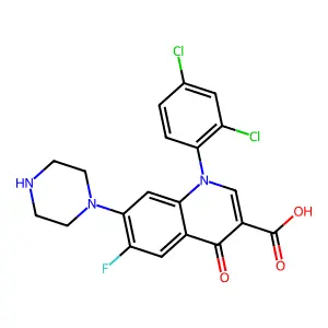 Quinolone der. structure