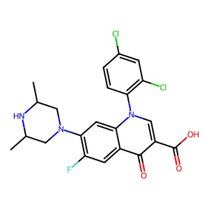 Quinolone der. structure