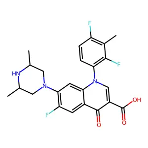 Quinolone der. structure