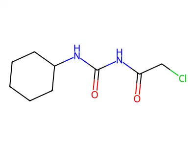 2-chloro-N-(cyclohexylcarbamoyl)acetamide structure