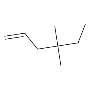 4,4-Dimethyl-1-hexene structure
