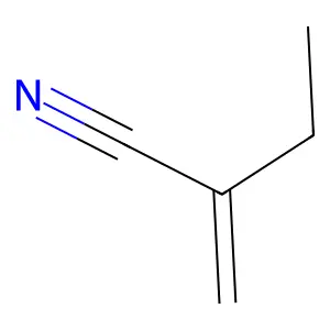 2-Ethylacrylonitrile structure
